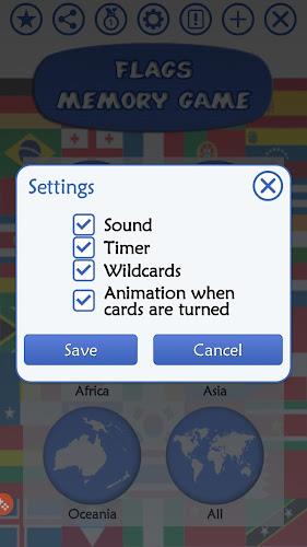 Flags Memory Game Screenshot7