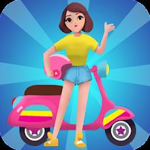 Girls run bike: Real racing APK