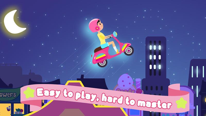 Girls run bike: Real racing Screenshot3