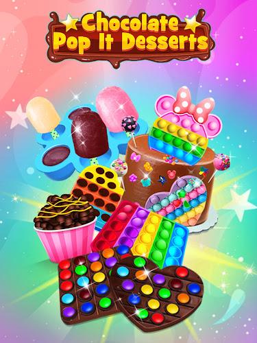 Chocolate Pop It Desserts Screenshot1