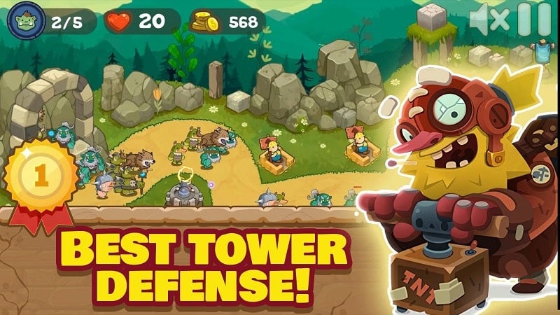 Tower Defense Realm King Hero Screenshot1