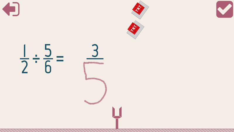 Dividing Fractions Math Game Screenshot16