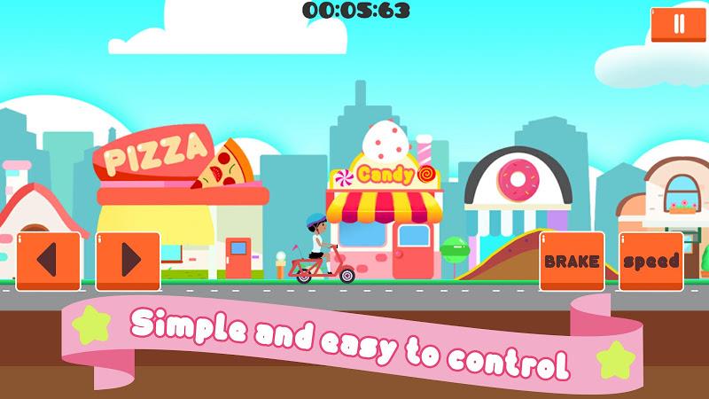 Girls run bike: Real racing Screenshot1