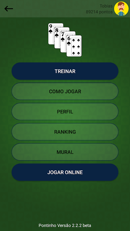 Pontinho - Jogo de Cartas Onli Screenshot1