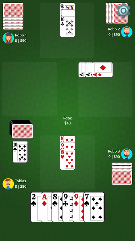 Pontinho - Jogo de Cartas Onli Screenshot2