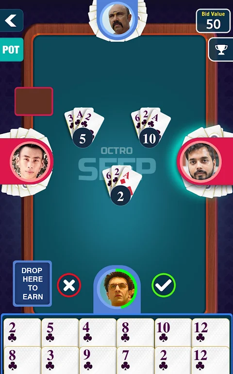 Seep by Octro- Sweep Card Game Screenshot1