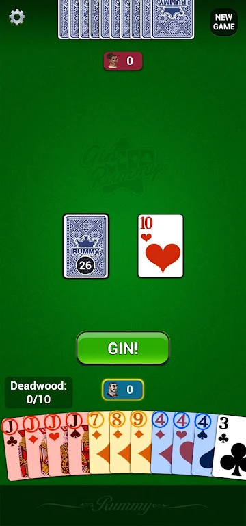 Gin Rummy: Classic Card Game Screenshot1