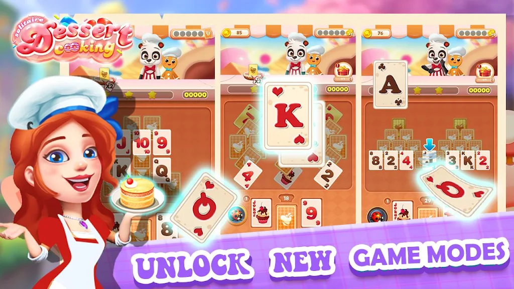 Nấu ăn tráng miệng Solitaire Screenshot2