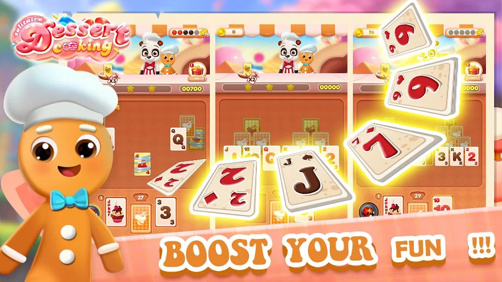 Nấu ăn tráng miệng Solitaire Screenshot3