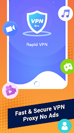 Rapid VPN: Secure VPN Proxy Screenshot1