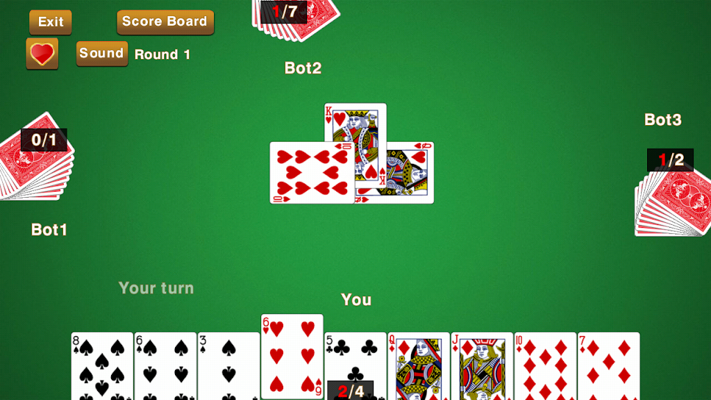 Callbreak Offline Card Game Screenshot2