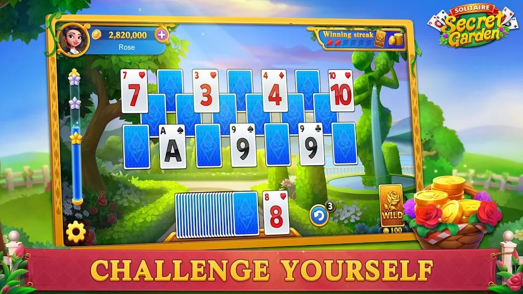 Solitaire-Secret Garden Screenshot2