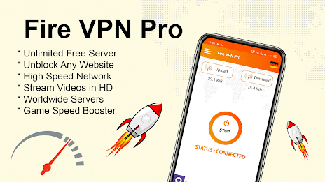 Fire VPN Pro - High Speed VPN Screenshot1