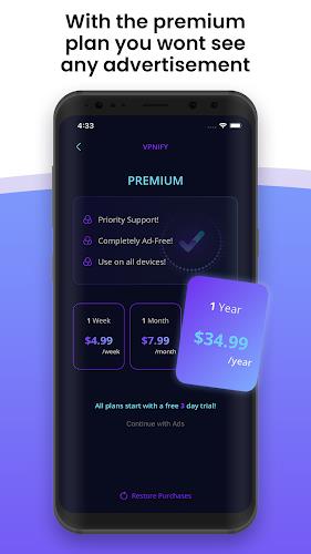 vpnify - Unlimited VPN Proxy Screenshot7