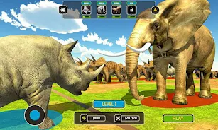 Wild Animals Kingdom Battle Screenshot3