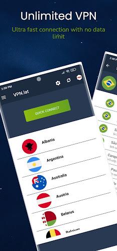 VPN.lat: Unlimited and Secure Screenshot1