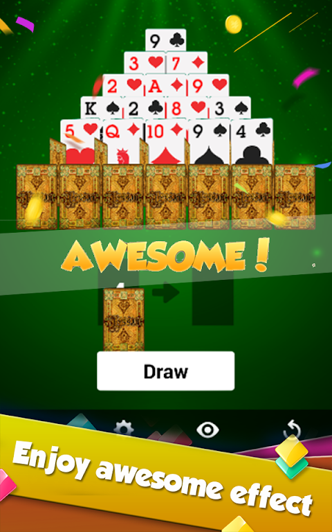 Pyramid Solitaire - Card Games Screenshot1