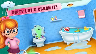 Little girl cleanup game Screenshot1