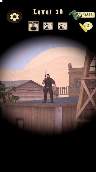 Wild West Sniper: Cowboy War Mod Screenshot1