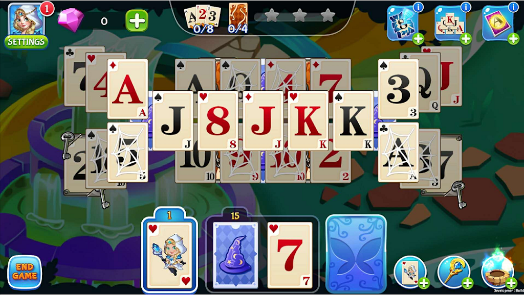 Solitaire Tripeaks Magic Games Screenshot1