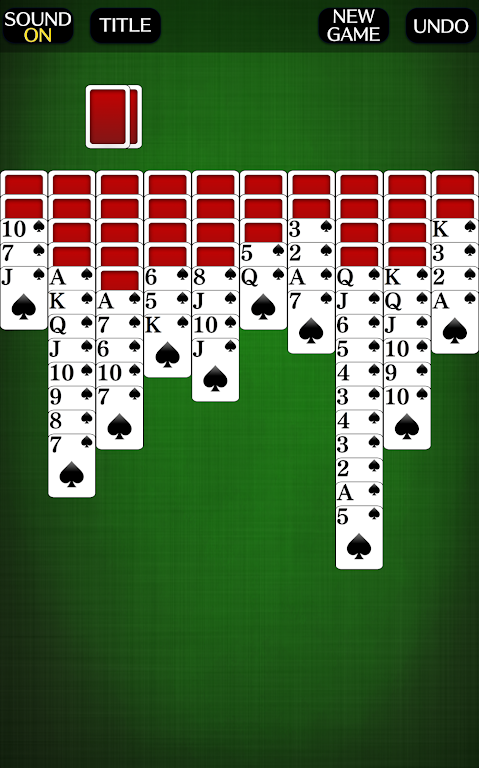 Spider Solitaire [card game] Screenshot2