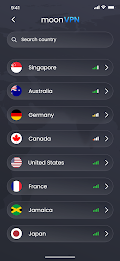 Moon VPN - Fast &amp; Secure VPN Screenshot3