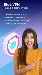 Blue VPN - Fast &amp; Secure Proxy Screenshot1