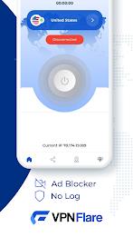 VPN FLARE - SECURE & FAST VPN Screenshot2