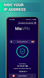 Mia VPN - Private Browser Screenshot1