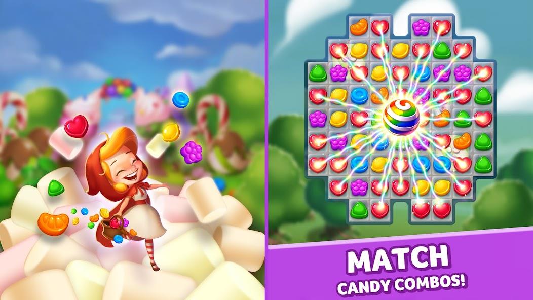 Lollipop & Marshmallow Match3 Mod Screenshot5