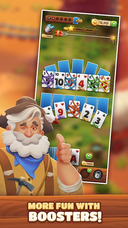 Go West Frontier Solitaire Screenshot2