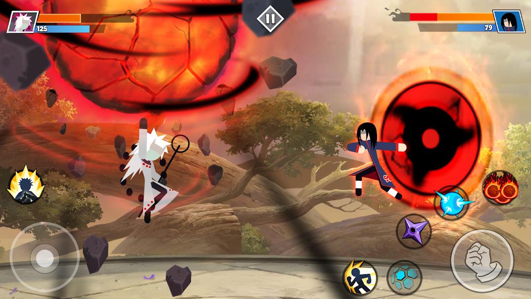 Stickman Shinobi Fighting Mod Screenshot3