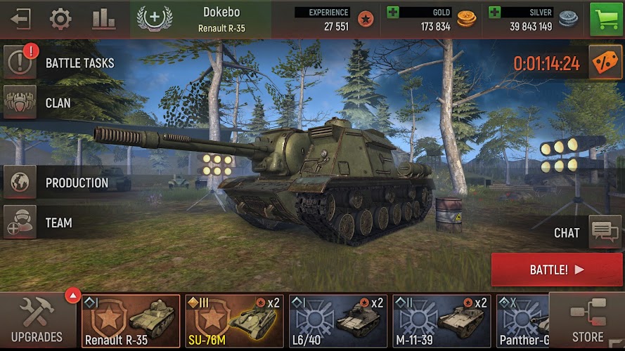 Battle Tanks - Tank Games WW2 Screenshot18