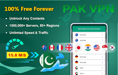 Pakistan VPN - Faster & Secure Screenshot5