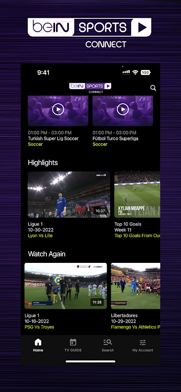 beIN SPORTS CONNECT Screenshot2