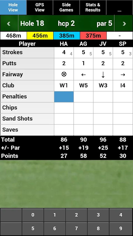 mScorecard - Golf Scorecard Screenshot2