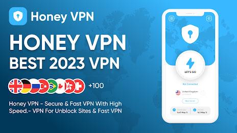 Honey VPN - Fast & Secure Screenshot1