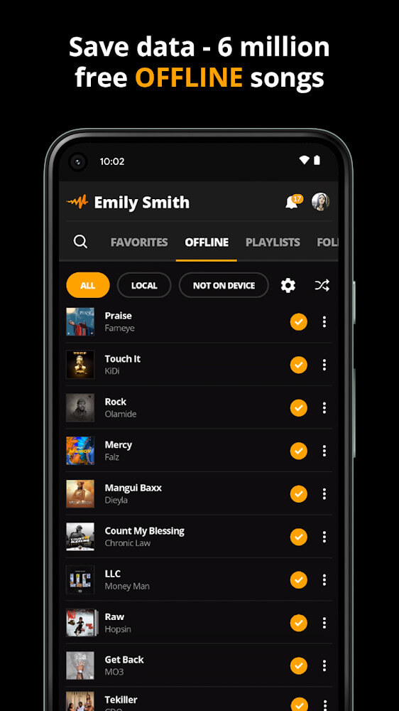 Audiomack Mod Screenshot2