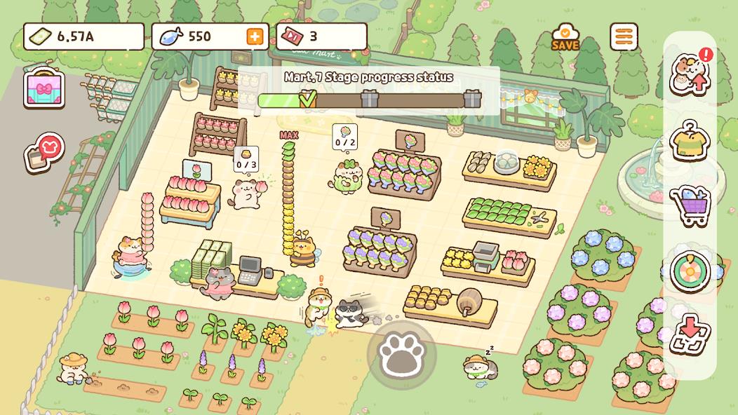 Cat Mart: Cute Grocery Shop Mod Screenshot5