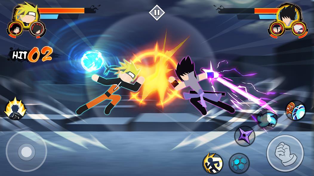 Stickman Ninja - 3v3 Battle Mod Screenshot1