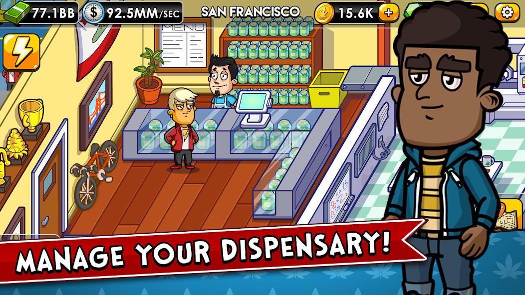 Weed Inc: Idle Tycoon Mod Screenshot3