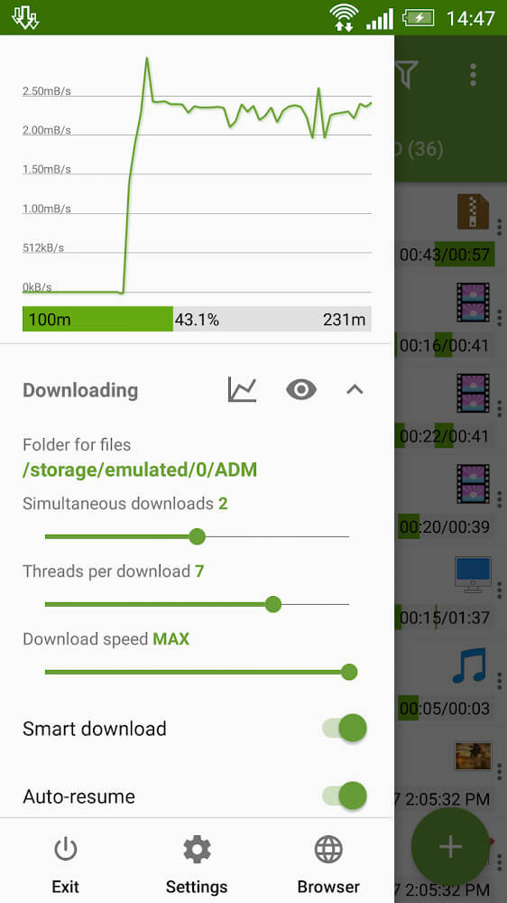 Advanced Download Manager Mod Screenshot2