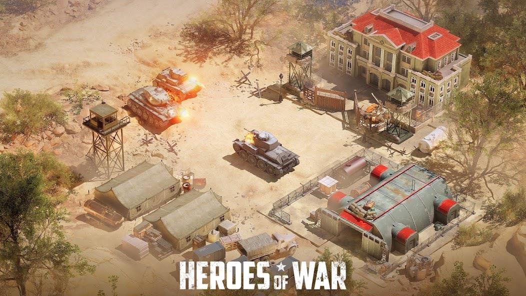 Heroes of War: Idle army game Mod Screenshot3