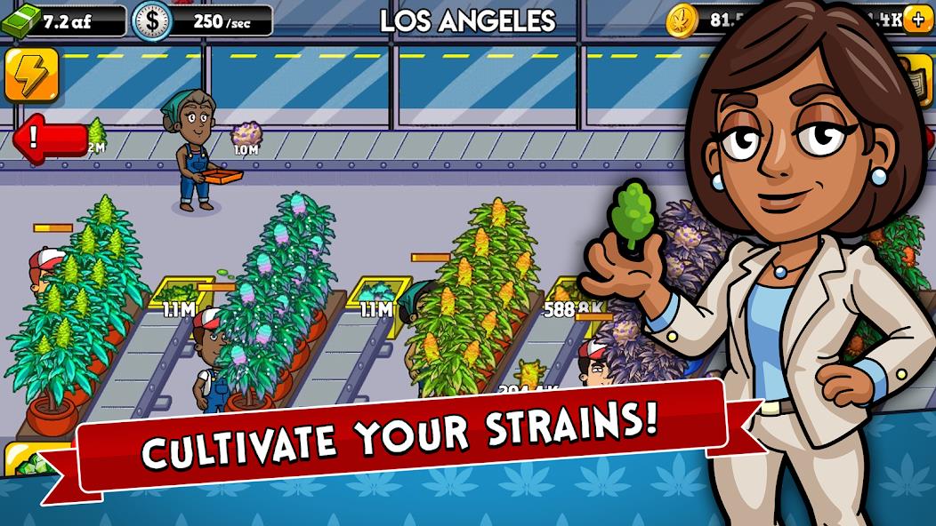 Weed Inc: Idle Tycoon Mod Screenshot1