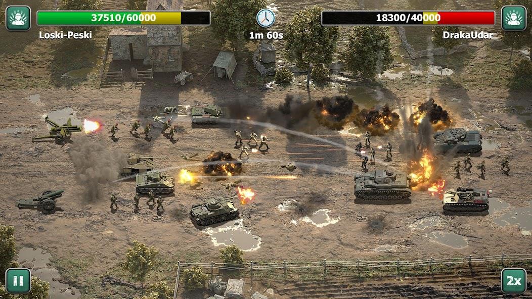 Heroes of War: Idle army game Mod Screenshot4