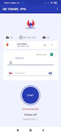 GB TUNNEL VPN - Fast & Secure Screenshot1