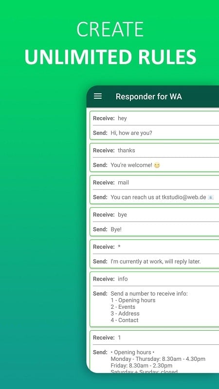 AutoResponder for WA Screenshot2