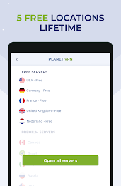 VPN miễn phí của Planet VPN Screenshot6