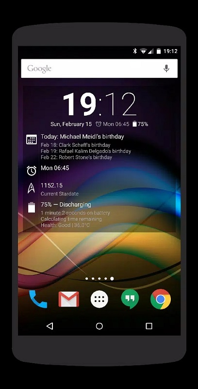 Chronus Information Widgets Screenshot3