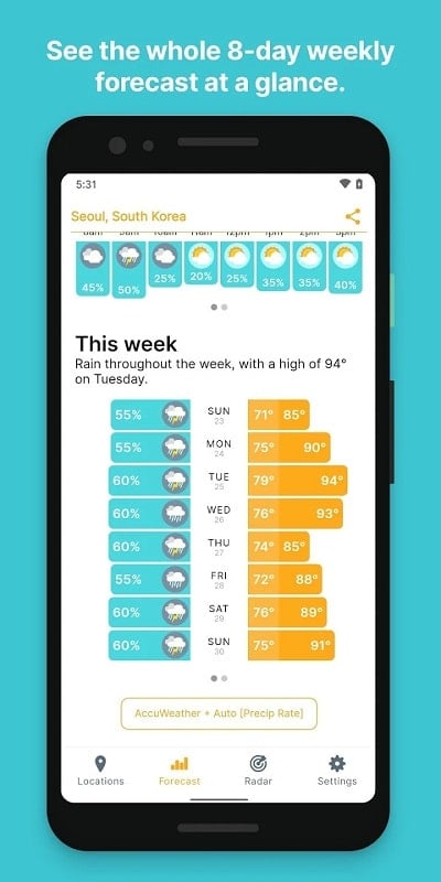 Hello Weather Screenshot1